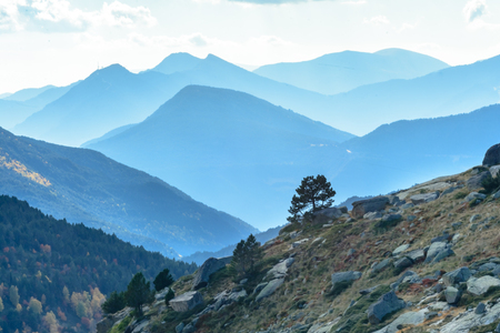 Autumn in the Vall d'incles, Andorraの写真素材