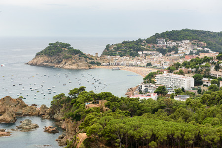 Tossa de Mar, Costa Brava, Catalunya, Spainのeditorial素材