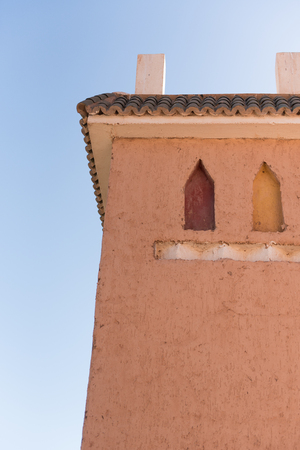 Ouarzazate nicknamed The door of the desert, is a city and capital of Ouarzazate Province in Dr? ? a-Tafilalet region of south-central Morocco.のeditorial素材