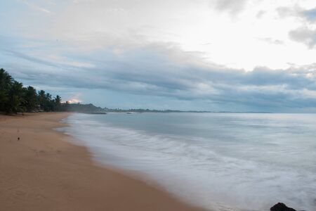 Sunset in the beach of Tangalle, Sri Lanka.