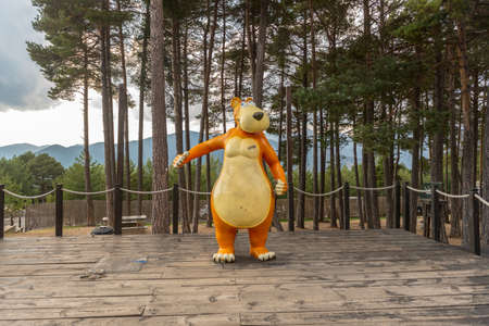 Naturlandia, Juberri Sant Julia de Loria, Andorra: August 27 2020: Naturlandia in summer 2020 in the Pyrenees of Andorra.のeditorial素材