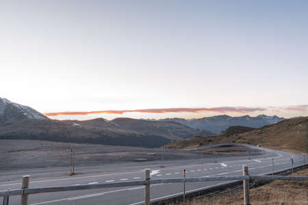 Sunset in Port d'enValira, Encamp, Andorra.