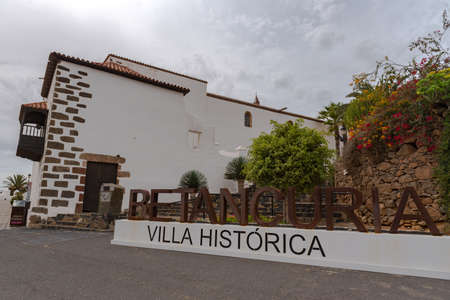 Betancuria, Fuerteventura, Spain: 2020 October 6: Cityscape in Bentancuria on the island of Fuerteventura in Spain in summer.のeditorial素材