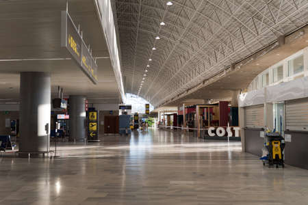 Puerto del Rosario, Fuerteventura, Canary Islands, Spain: October 9, 2020: Interior of the...
