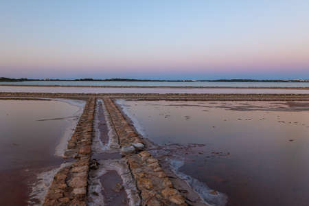 Sunset on Las Salinas in Formentera in 2021.の写真素材
