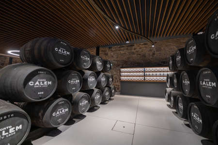 Port, Portugal. 2022 May 05 . Calem winery in Gaia in the city of Porto in Portugal in the summer of 2022.のeditorial素材