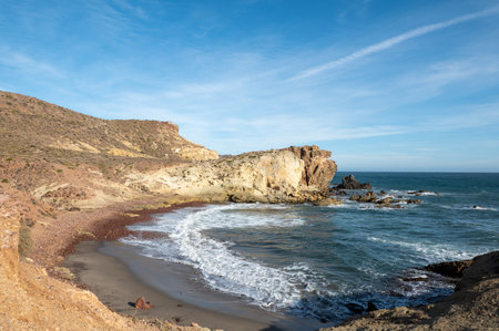 The Natural Maritime-Terrestrial Park of Cabo de Gata-NÃ­jar is a Spanish protected natural area located in the province of AlmerÃ­a, Andalusia.の写真素材