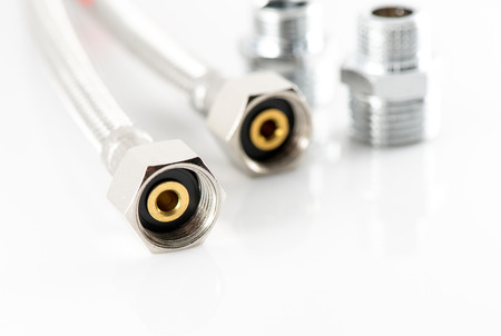 industrial elastic metal fiber water pipe with connectorsの写真素材