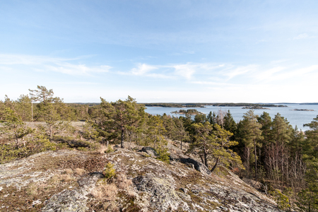 sea view in finlandの写真素材