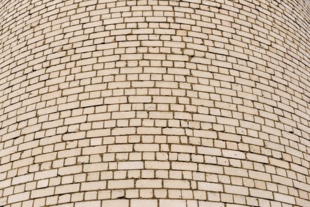 white brick wall texture in well lit sunlightの写真素材