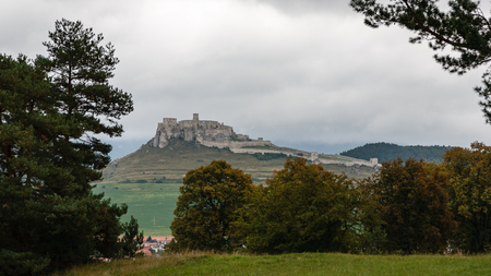 view of small country town. village scenesのeditorial素材