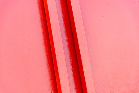 modern wooden and metal bridge details with abstract constructionsの写真素材