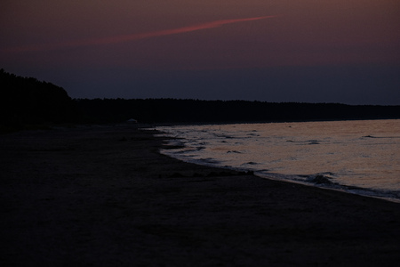lakeside beach details with sand, rocks and blur background. seaside patternの写真素材