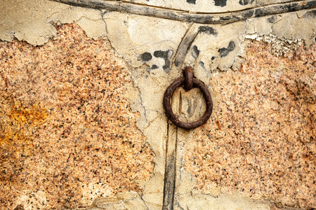 old brick wall in countryside. background textureの写真素材