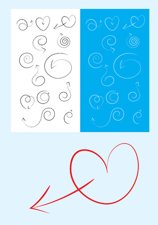 Arrow setのイラスト素材