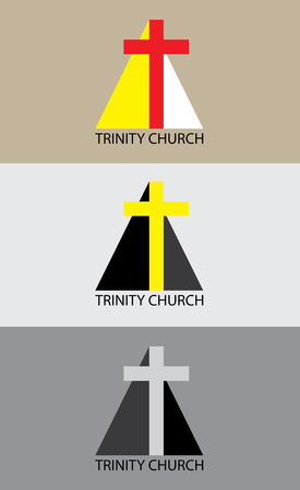 Trinity church illustration, art vector designのイラスト素材