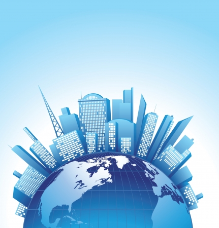 city conceptのイラスト素材