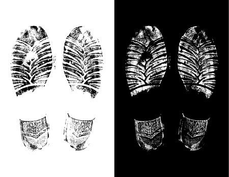 foot printのイラスト素材