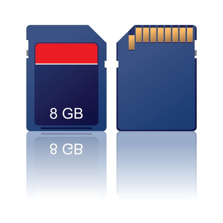 memory cardのイラスト素材