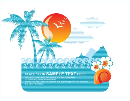 trawelling backgroundのイラスト素材