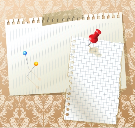 paper for your notes のイラスト素材