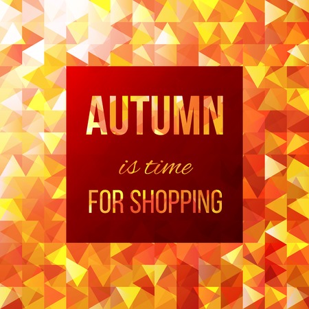 Bright autumn calligraphic design backgroundのイラスト素材