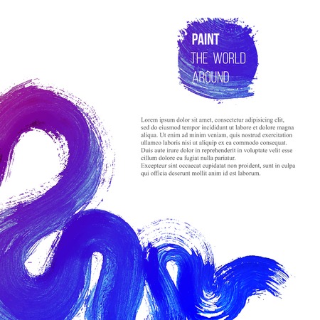 Abstract  background with brush strokeのイラスト素材