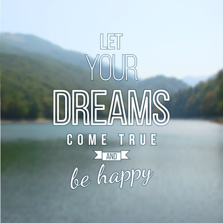 Type graphic emblem over mountain landscape backgroundのイラスト素材