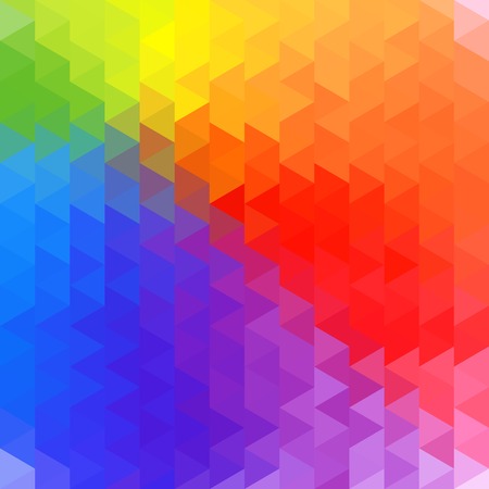 Abstract rainbow background with triangles