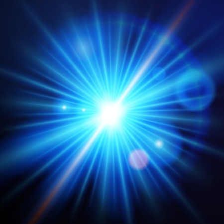 abstract background with blue lightのイラスト素材