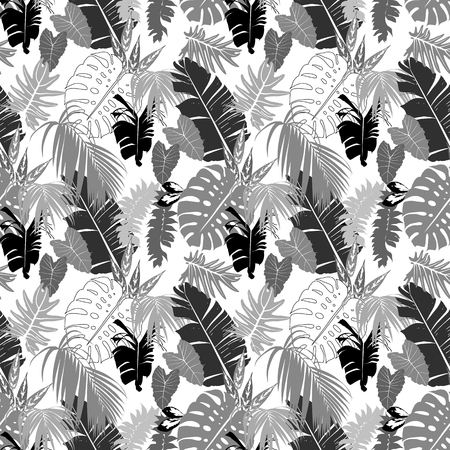 Vector seamless tropical patternのイラスト素材