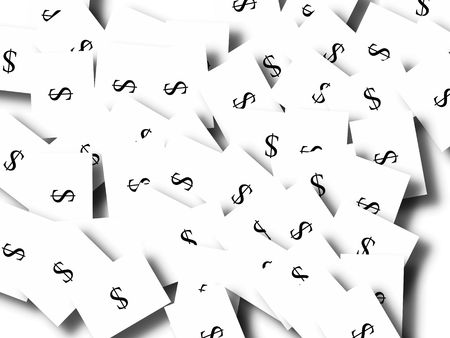 A lot of business stuffの写真素材