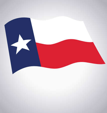 flying waving texas tx state flagのイラスト素材
