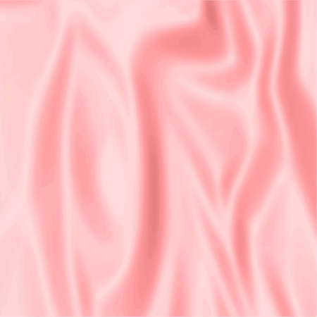 simple smooth light pink silk background texture wavy soft satin vectorのイラスト素材