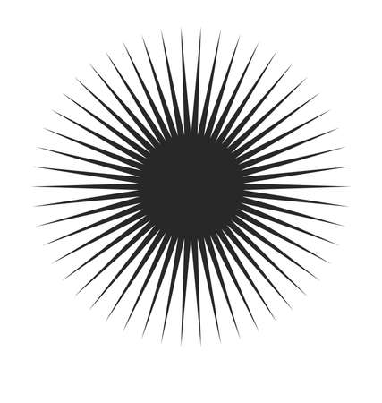 sunburst starburst design element 50 point star vectorのイラスト素材