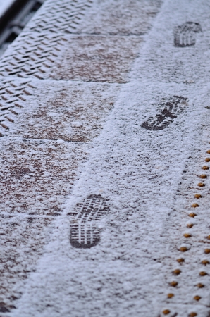 Snowy landscapeの写真素材