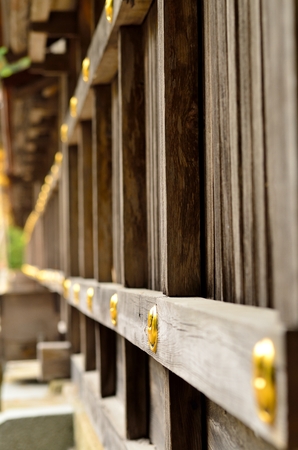 Landscape of Shinto shrine in Japanの写真素材