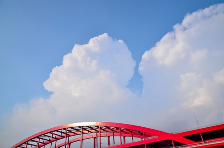 Towering cloud in summerの写真素材