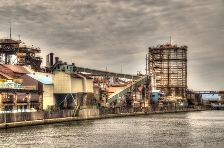 The factory of Japan: HDRの写真素材