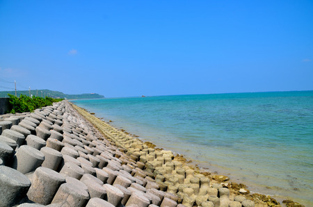 Okinawa shorelineの写真素材