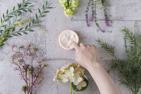 Organic Creamの写真素材