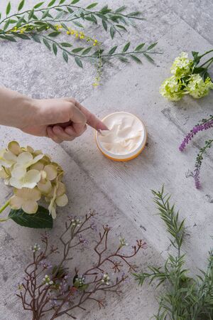 Organic Creamの写真素材