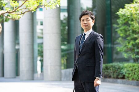 Outdoor Businessmanの写真素材