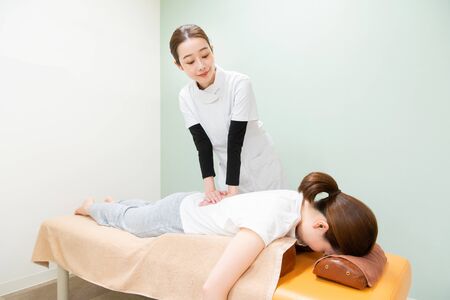 Body, Massage, Waist, Pelvisの写真素材