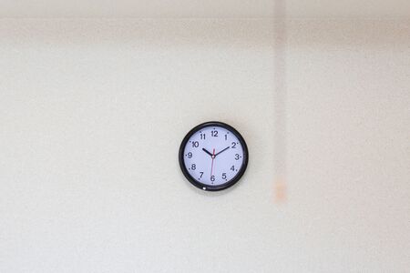 Interior with a clock