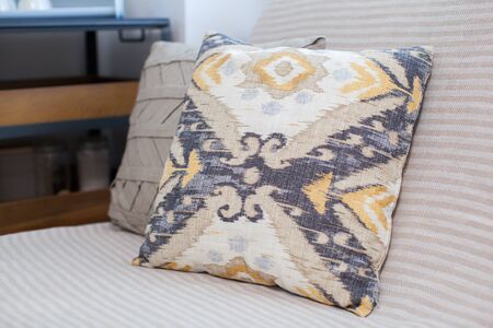Cushion on the sofa