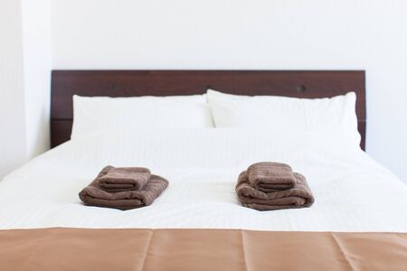 Interior of a bedroomの写真素材