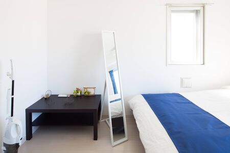 Interior of a bedroomの写真素材