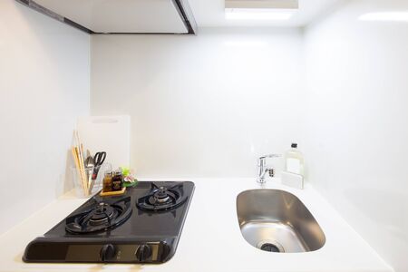 Small kitchen in a small apartmentの写真素材