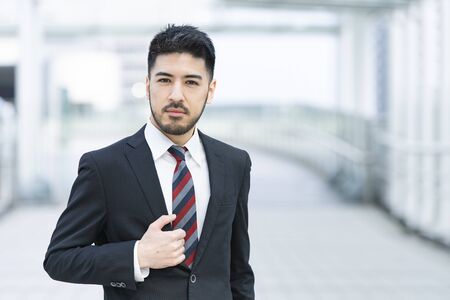 Smiling businessmanの写真素材